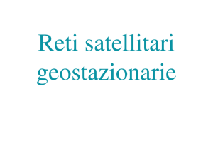 Reti satellitari - Università del Salento