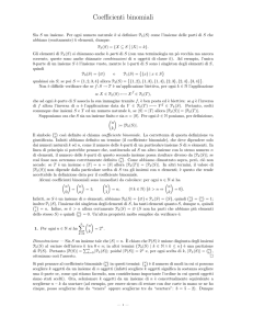 Coefficienti binomiali