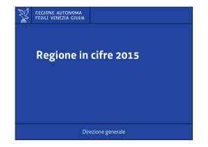 Regione in cifre 2015