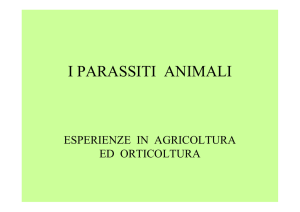 i parassiti animali - Comune di Trieste