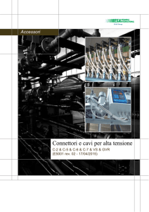 Connettori e cavi per alta tensione