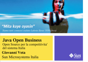 Il progetto Java Open Business