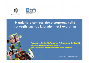 Handgrip e composizione corporea nella - CCM