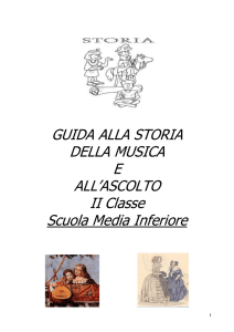 GUIDA ALLA STORIA DELLA MUSICA E ALL`ASCOLTO II Classe