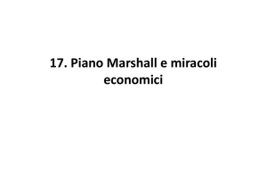17. Piano Marshall e miracoli economici