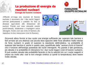 Energia - Fondazione Occhialini