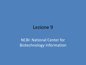 NCBI - Docenti Unife