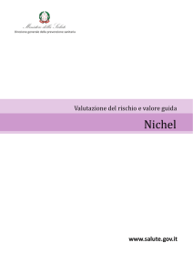Nichel - Ministero della Salute