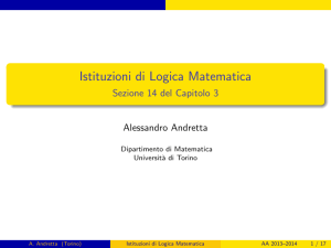 Istituzioni di Logica Matematica