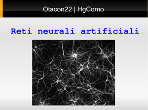 Reti neurali artificiali
