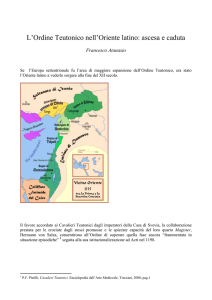 I Teutonici nell`Oriente Latino