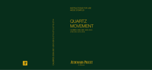 quartz movement - Audemars Piguet