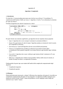 B. Appunti di Algoritmi e Complessità