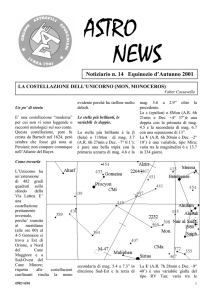 Notiziario n. 14 Equinozio d`Autunno 2001