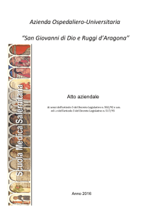 Atto Aziendale - San Giovanni di Dio e Ruggi d`Aragona