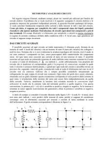 Metodi di soluzione dei circuiti - Dipartimento di Ingegneria dell