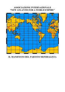 il manifesto del partito mondialista