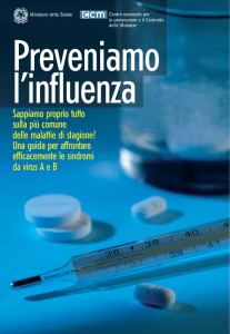 Opuscolo Influenza