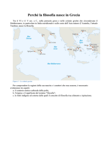 Nascita filosofia in Grecia