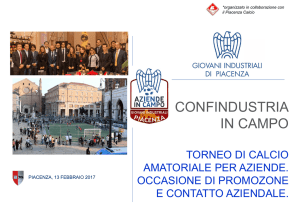 Diapositiva 1 - Confindustria Piacenza