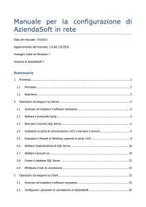 Guida per la configurazione di Rete - PDF