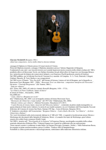 Giacomo Parimbelli (Bergamo 1964 ) chitarrista compositore, storico
