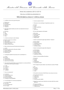 Microbiologia e virologia