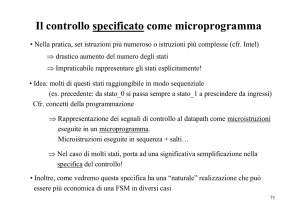 Controllo microprogrammato