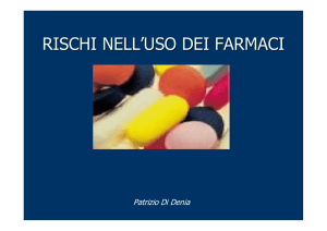 RISCHI FARMACO