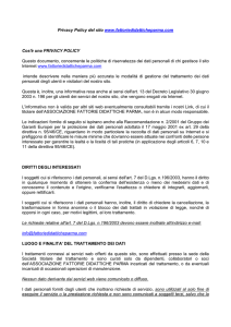 Consulta la privacy policy - Fattorie Didattiche Parma