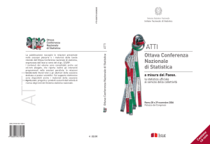 Atti della Ottava Conferenza Nazionale di Statistica