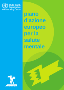 Piano d`Azione Europeo per la Salute Mentale