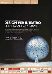 design per il teatro