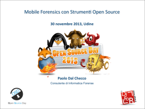 Paolo Dal Checco - Open Source Day