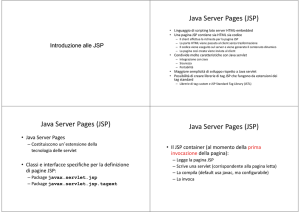 Java Server Pages (JSP) Java Server Pages (JSP) Java Server