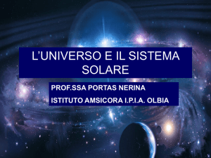 universo e il sistema solare - I.I.S. "Amsicora"