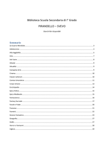 Elenco libri disponibili biblioteca scolastica Pirandello Svevo