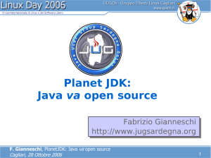 Java va open source - Linux Day