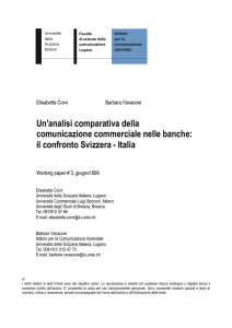 Un`analisi comparativa della comunicazione commerciale nelle