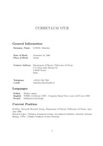 curriculum vitæ - Semantic Scholar