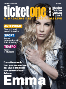 Scarica il PDF - TicketOne Magazine