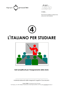 l`italiano per studiare