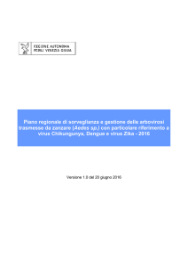 Piano regionale di sorveglianza e gestione delle