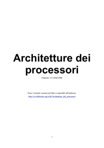 Architetture dei processori