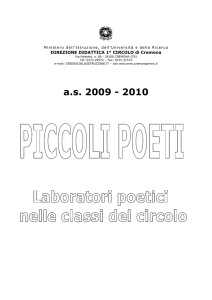 Attività didattiche poesia 2009-10