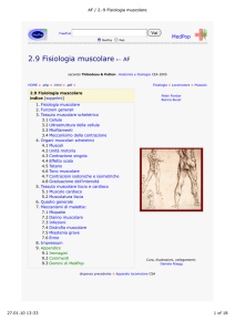 AF / 2.9 Fisiologia muscolare