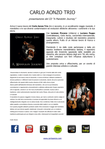 Carlo Aonzo Trio - presentazione del nuovo CD