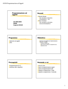 02CBI Programmazione ad Oggetti 1