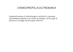Chemioprofilassi 2016