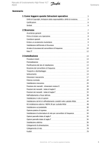 Sommario 1 Come leggere queste Istruzioni operative 2 Sicurezza 3